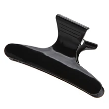 2 шт./упак. черные зажимы-бабочки зажимы для крепления волос стильная секция большая папка для волос коготь Профессиональный Салон Парикмахерская G0305