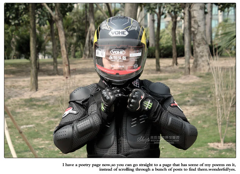 Полный корпус мотоциклетная куртка мотокросса гоночный велосипед ямы Грудь Защитная плечевая рука шарнир Защитная обшивка