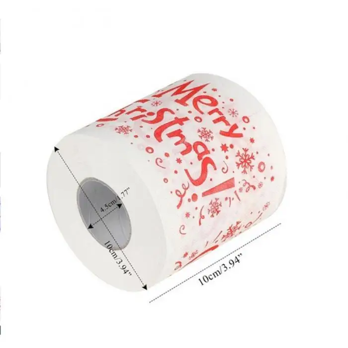 Санта Клаус С Рождеством Туалетная рулонная бумага стол Гостиная ткань для ванной Прямая поставка FAS