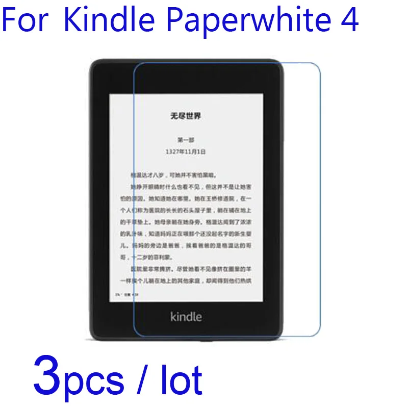 

3pcs/lot Soft Clear/Matte/Nano Anti-Explosion Protective Films for Amazon Kindle Paperwhite 4 KWP4 2018 Version Screen Protector