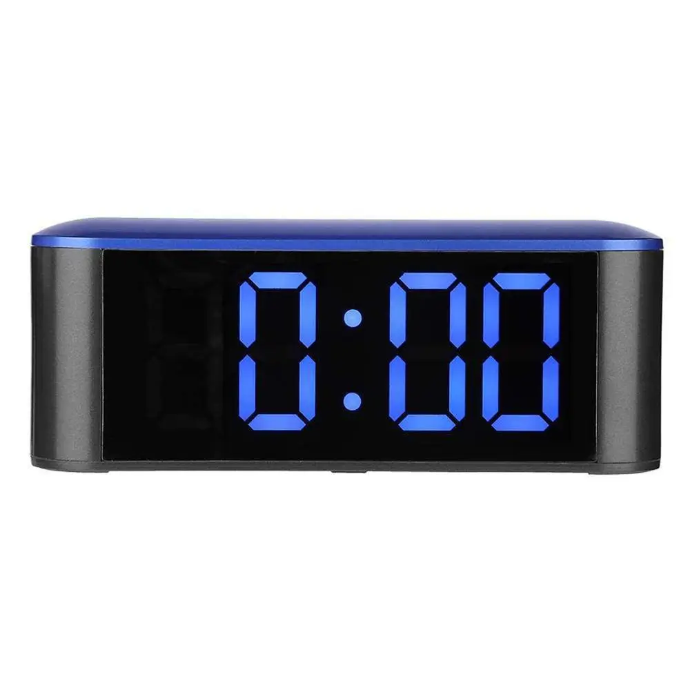 JULY'S SONG цифровой сенсорный светодиодный часы зеркало функция повтора будильника Часы электронные настольные часы термометр Настольный ночной режим - Цвет: blue-blue