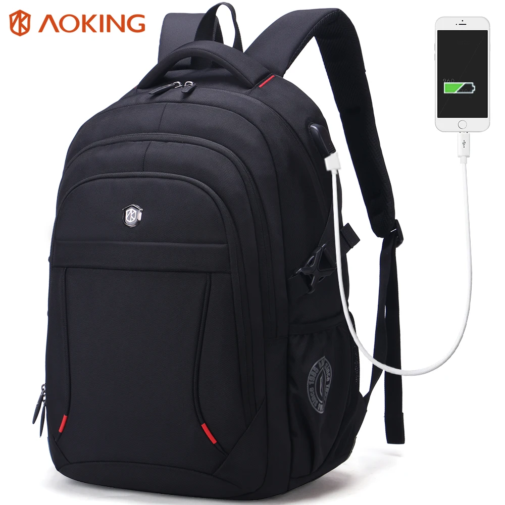 Aoking Brand Classic Business Men's Backpack Large Capacity Casual
