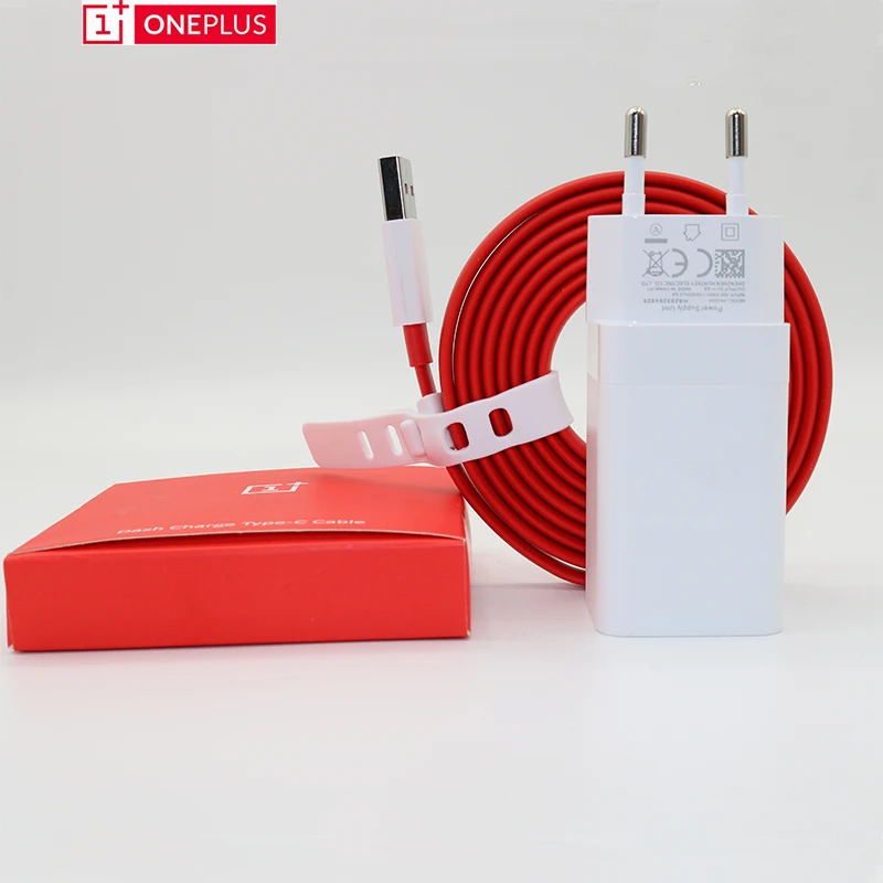

Original OnePlus 6 Dash Charger One Plus 6t 5t 5 3t 3 Smartphone Power Adapter fast charge 1M/2M Usb 3.1 Type c Cable