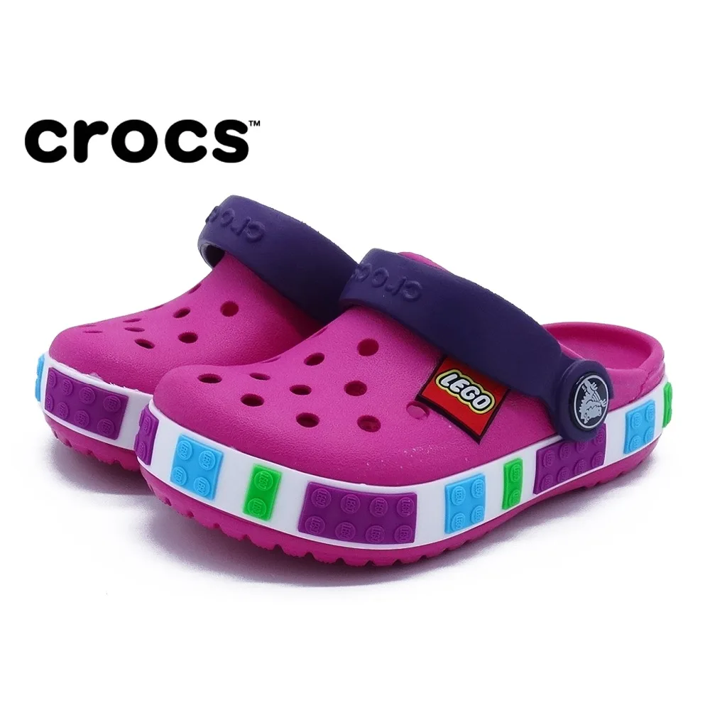 Crocs summer hole shoes children's non slip beach wading ...