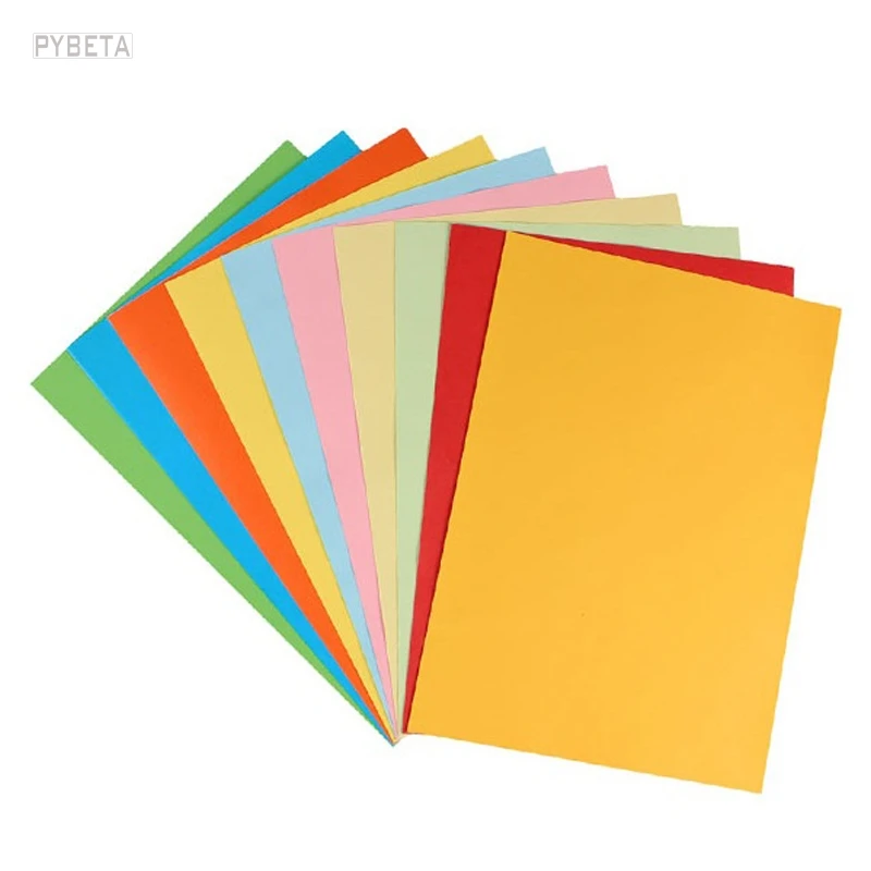 50sheets- 21*29.7cm A4 230gsm Colorful Paper DIY Party Decorations Card Making Craft | Дом и сад