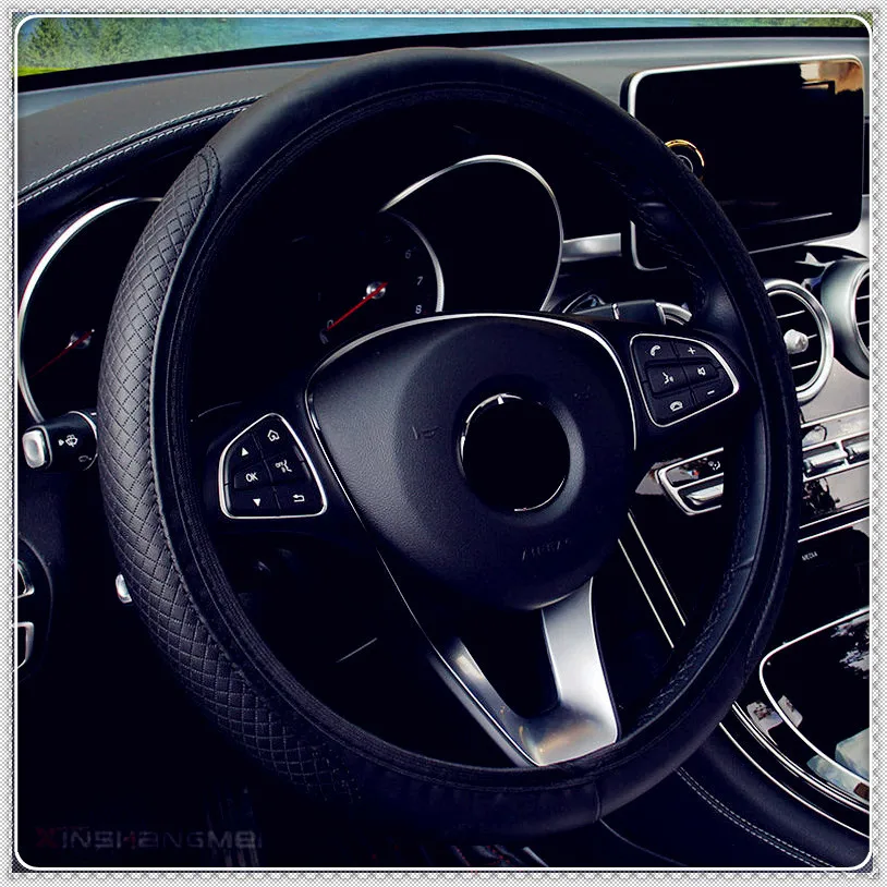 

car Steering wheel Artificial Leather Cover for Mercedes Benz E53 C63 C43 C-Class AMG GL550 F800 A200 ML500 ML350 GL450 A180