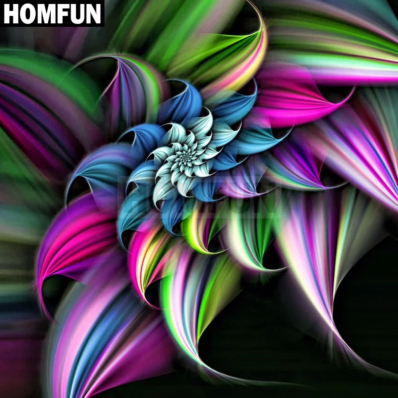 Алмазная живопись HOMFUN A00466 картина Мандала с полными квадратными/круглыми