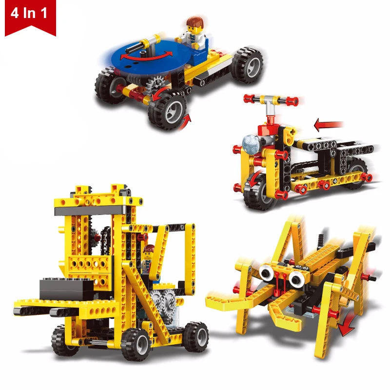 Совместимость Legoed technic power part STEM creator механическое снаряжение образовательная