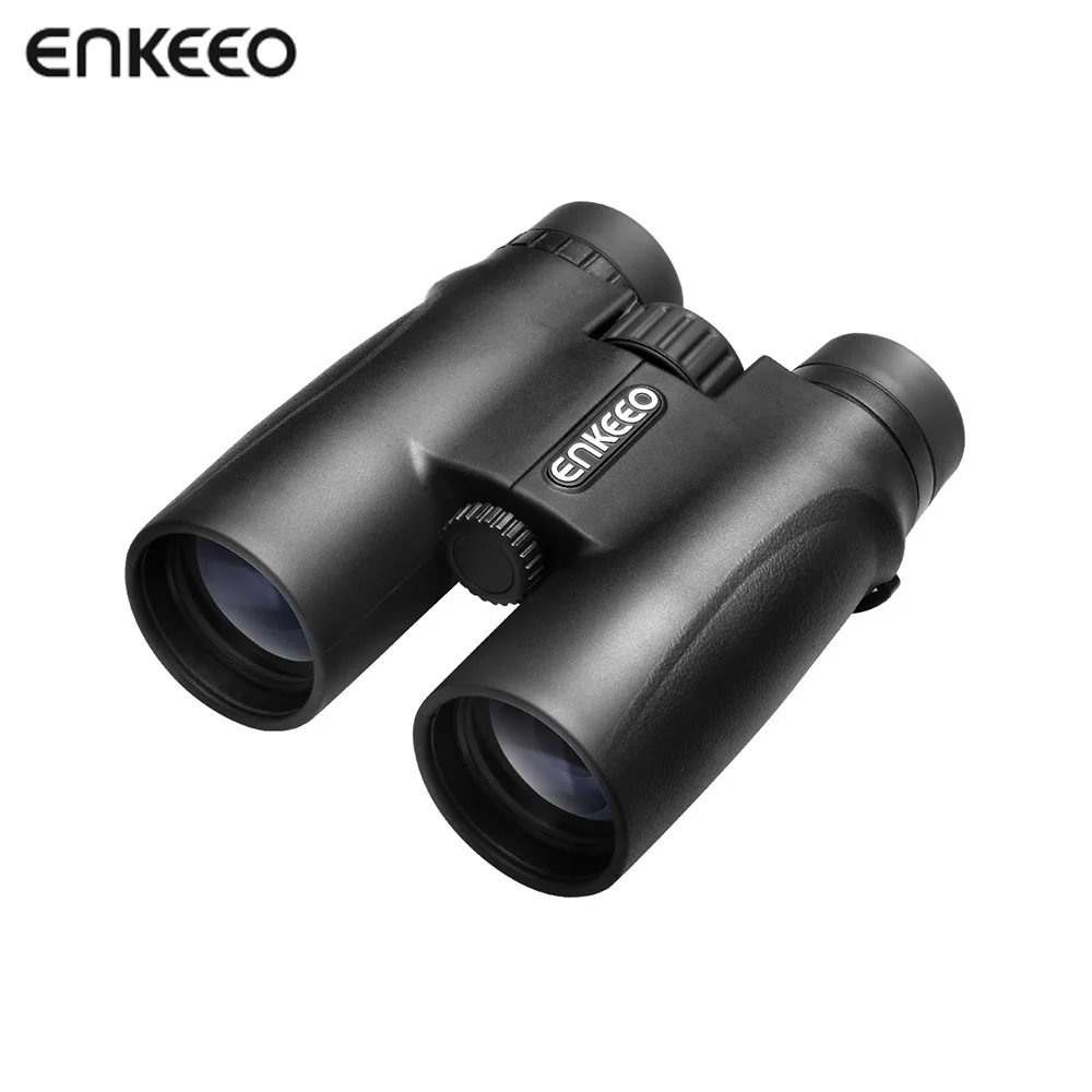 Enkeeo 10X42 Compact Binocular 13.6mm Ample Eye Relief