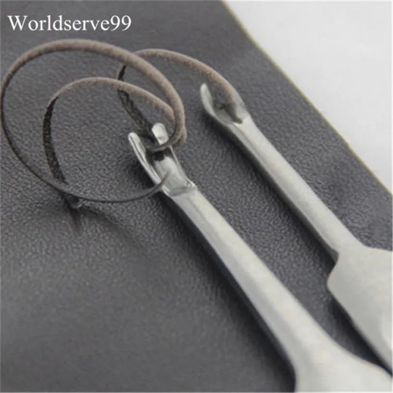 

2PCS/Set U V Shaped Stitching Groover Skiving Edge Beveler DIY Leathercraft Leather Tool