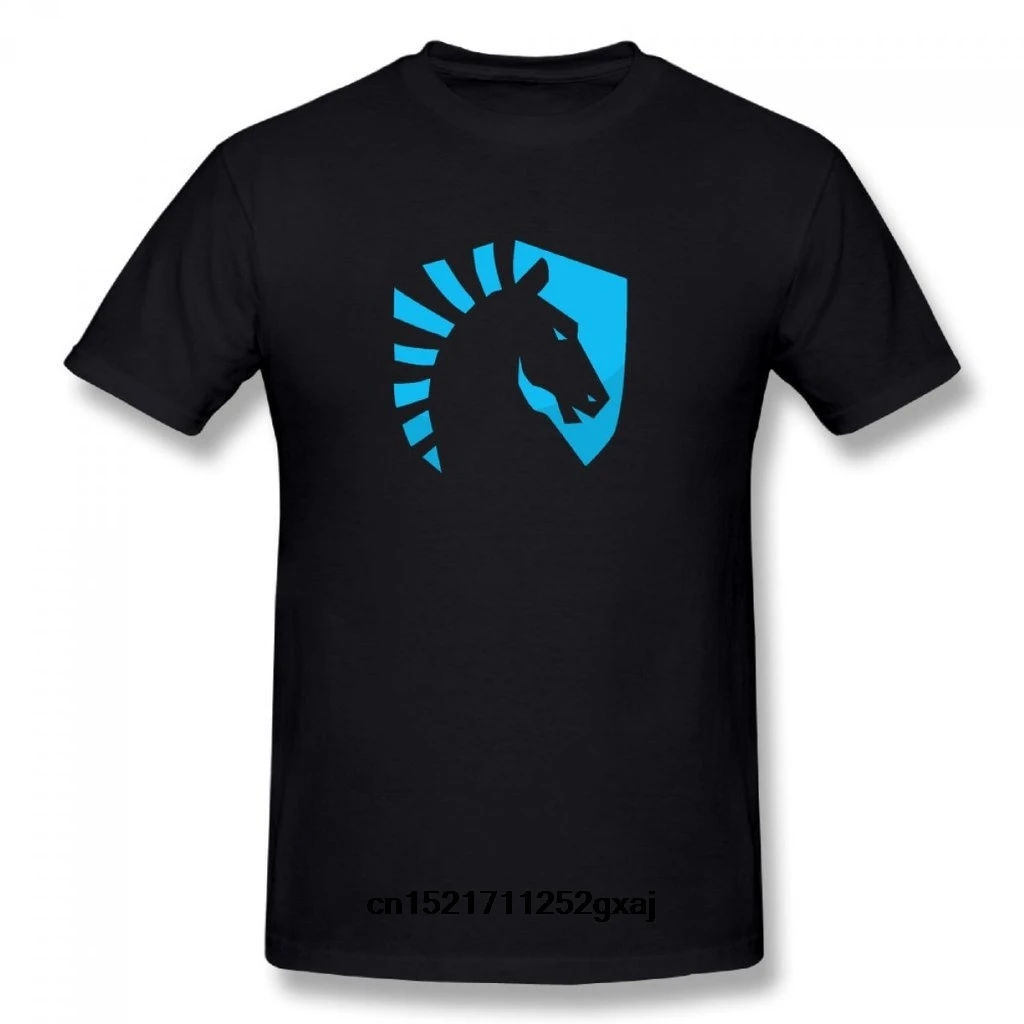 Возьмите Для мужчин футболка SF team liquid логотип хлопок короткий рукав fortnite