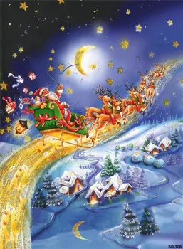 

Christmas Tree Photography Background Backdrop 5X7 Photo Backdrop Snow World for Family Xmas Photos Custom Made for Kids