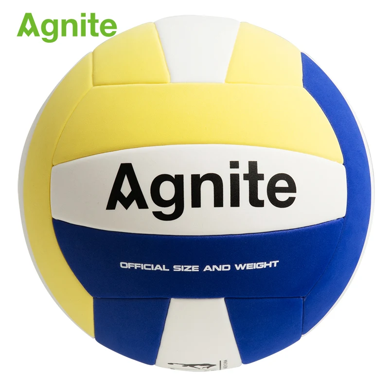

Agnite 2018 official volleyball ball TPE soft handball High elasticity Competition training Indoor and outdoor universal volley