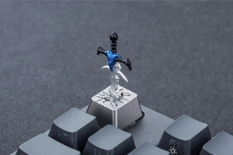 Для Dota Frostmourne Sword Keycaps ESC OEM подсветка 3D подсветка алюминиевые металлические клавиши на клавиатуру для механической игровой клавиатуры