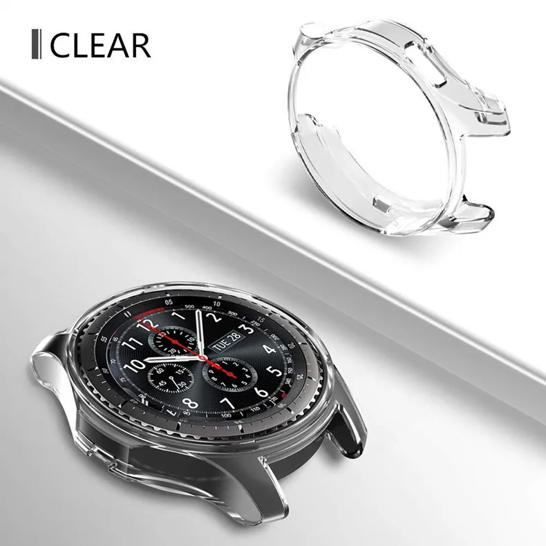 Чехол gear S3 для samsung Galaxy watch 46 мм 42 мм S 3 frontier Браслет Смарт-часы замена все вокруг защитный чехол