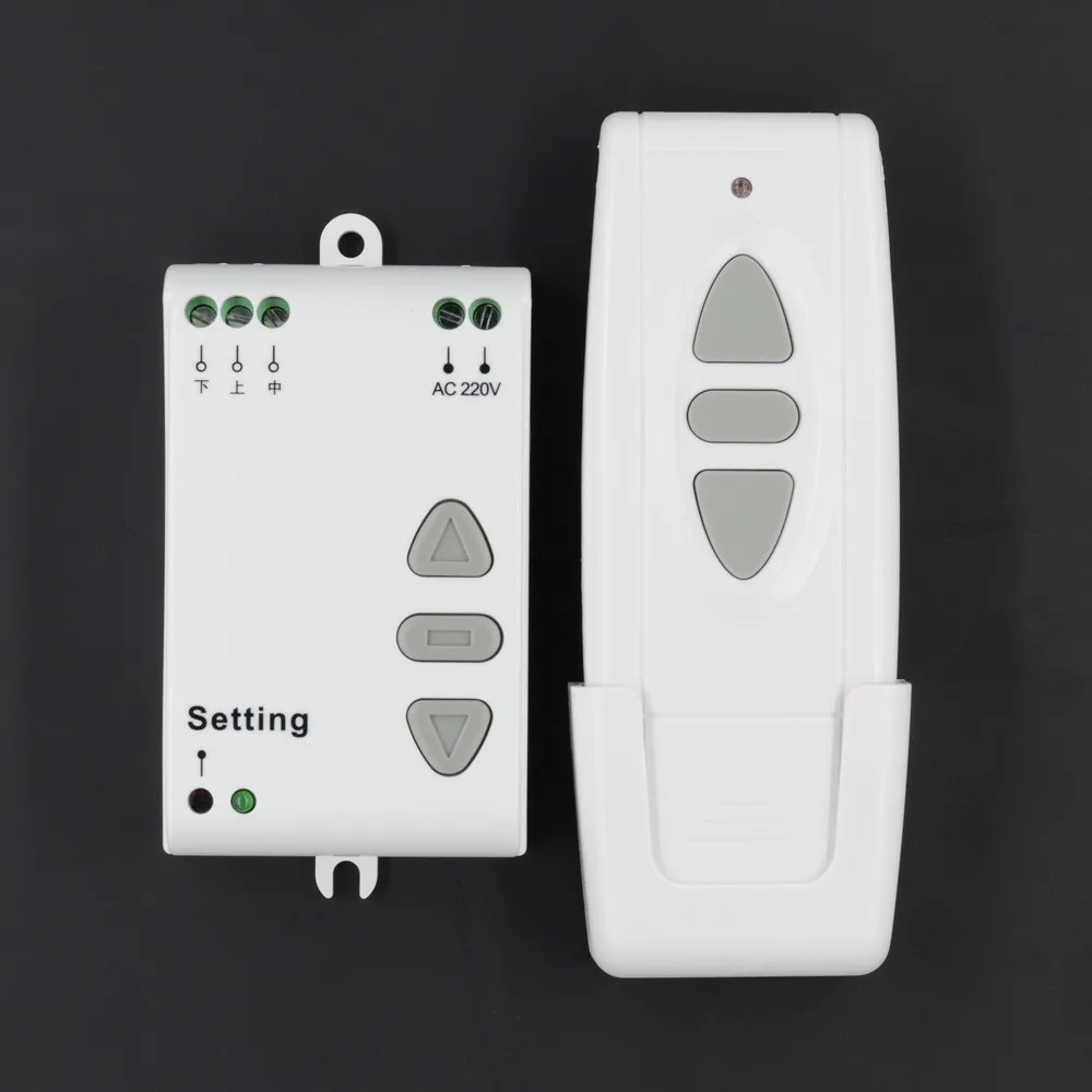 AC 220V Motor Remote Controller Wireless Remote Control Switch UP Down
