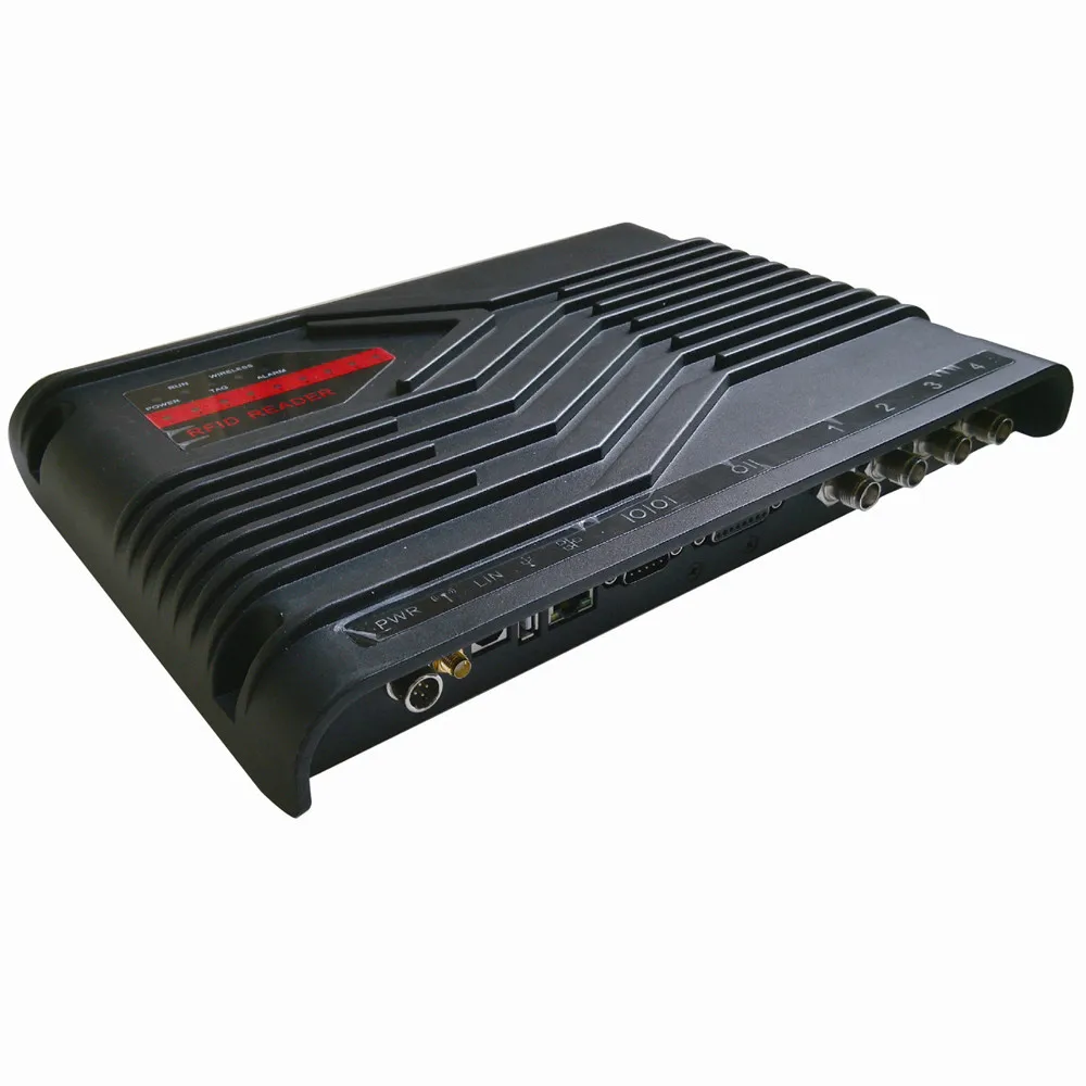 

fixed 4 port uhf rfid reader 902- 928 200 tags/ second TCP/IP interface ISO18000-6C