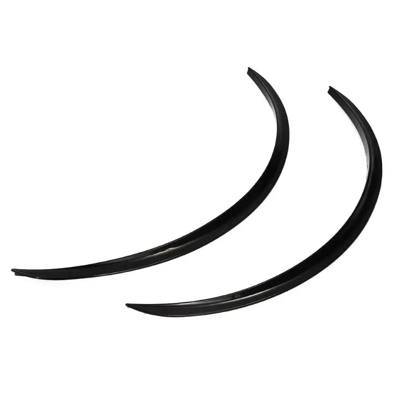 CARCHET Body Kits Carbon Fender Flare Wheel Eyebrow Sticker For Universal Car 2pcs Black