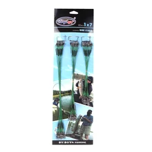 Новинка 60 шт. рыболовная приманка проводной поводок для отслеживания поворотные снасти стальные приманки Спиннер 15 см 20 см 25 см