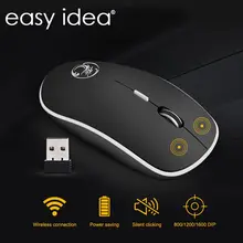 Usb-ресивер беспроводной мыши Компьютерная мышь мини эргономичная мышь Оптический тихий ПК Мыши 2,4 ГГц Энергосбережение офис Mause для ноутбука