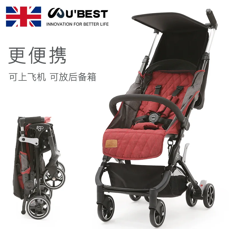  Baby stroller light umbrella can sit reclining folding portable baby stroller baby stroller