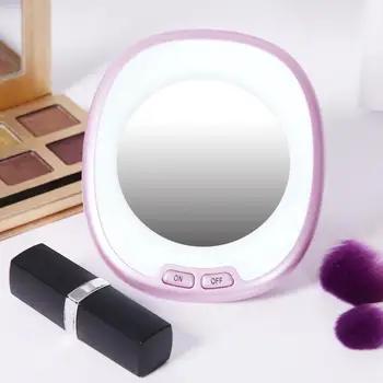 

LED Lighting HD Makeup Led Mirror Tabletop Vanity Mirror Cosmetic Single Table Desktop Makeup Mirror