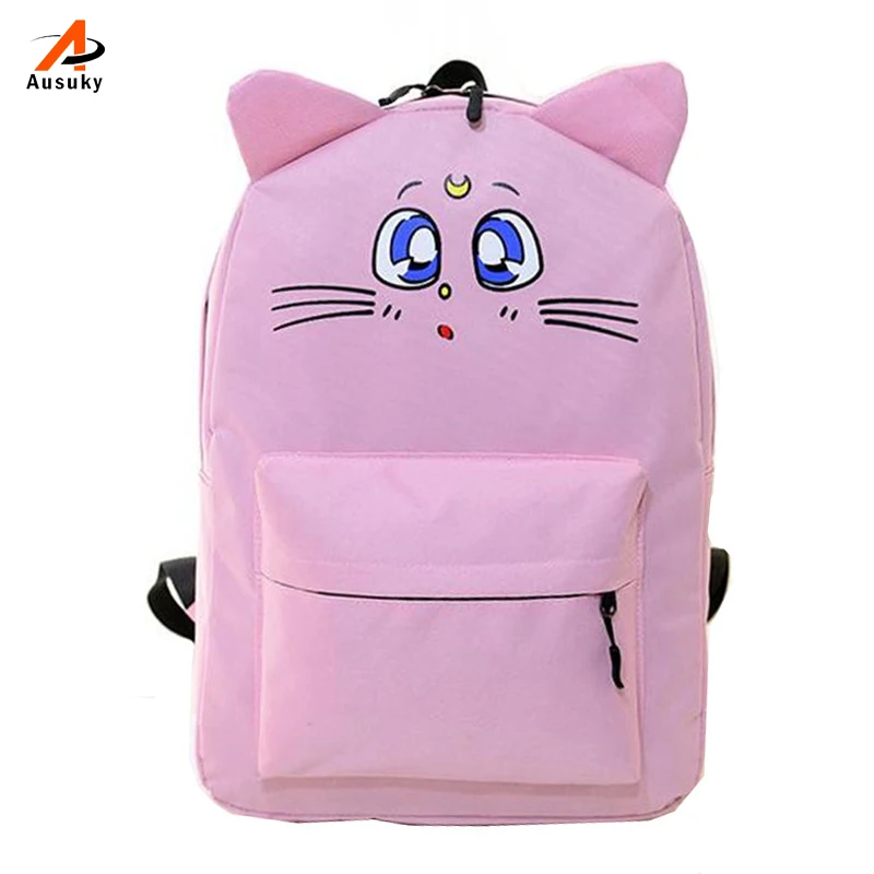 Designer Japan Backpack Kawaii Cat Ear Backpacks Sailor Moon Fashion