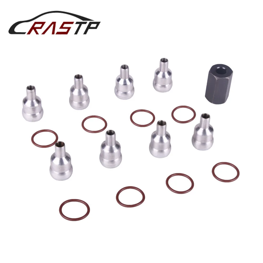 

RASTP-8 Pcs/Set 6.0L High Pressure Oil Rail Ball Tube Repair kit with Tool New for Ford F-250/F-350 2003-2010 RS-BTD016