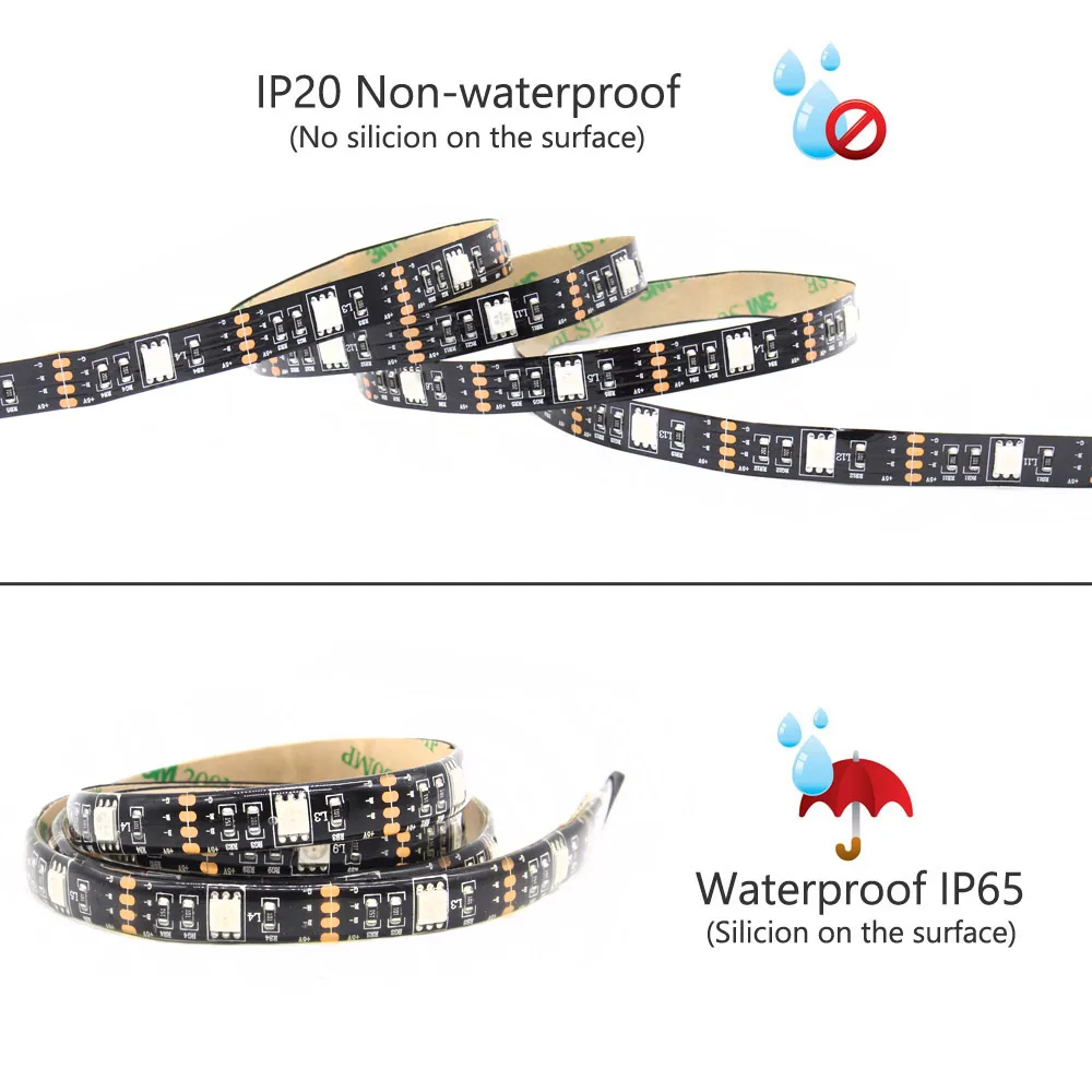 led light strip battery