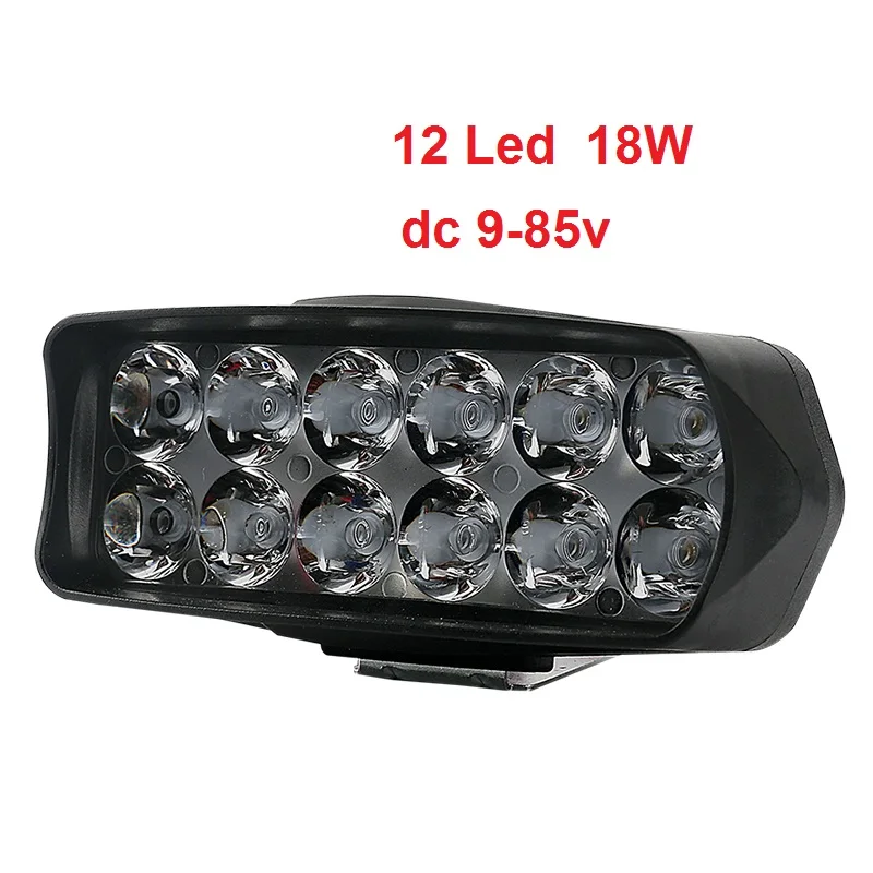 48v 60v 72v 84v Electric bike Scooter Motorcycle led Front Head light Powerful Ebike led driving Spotlight Wide Voltage 9-85v dc motorcycle led lights