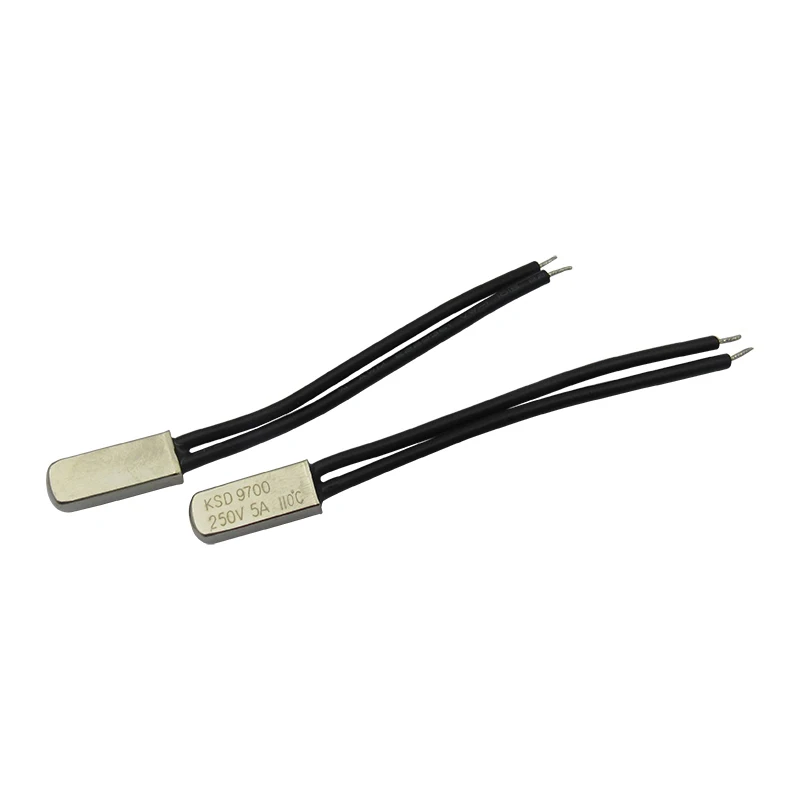 2PCS New KSD9700 Temperature Control Switch 40 Degrees 250V5A 2PCS New KSD9700 Temperature Control Switch 40 Degrees 250V5A