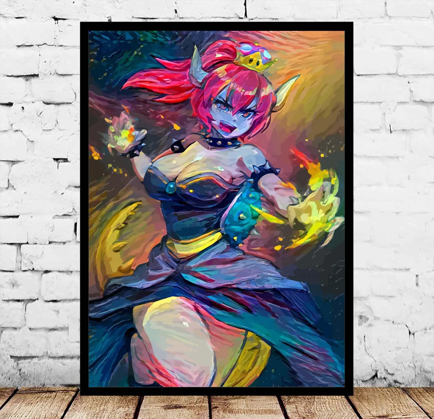 

Bowsette Rem Rimuru sama Rimuru Tempest Rock Paper Scissors Ryuko Saber Saikyo no Hero Satsuki Japanese Anime Posters No Frame