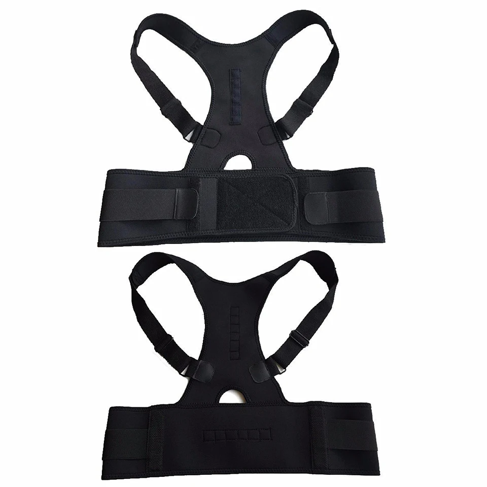 

Male Female Adjustable Magnetic Posture Corrector Corset Back Men Brace Back Belt Lumbar Support Straight Corrector for Posture