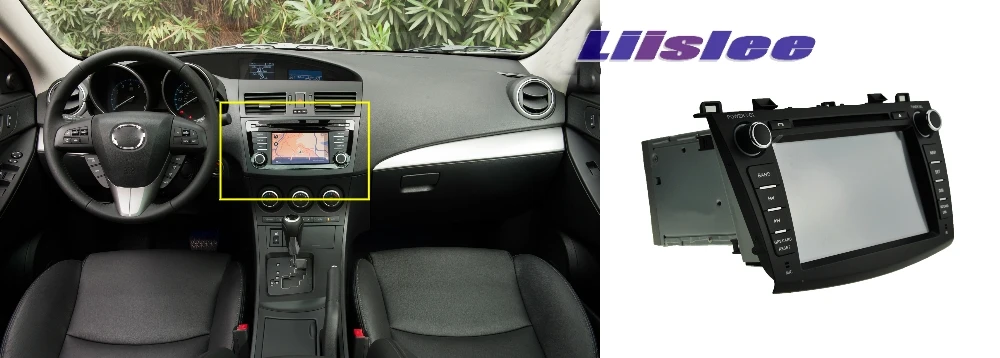 Discount Liislee For Mazda 3 For Mazda3 M3 Axela 2008~2013 Car Multimedia TV DVD GPS Radio Carplay Original Style Navigation Navi 3