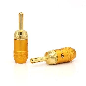 

8PCS Gold Plated Speaker Cable banana connector audio banana plug