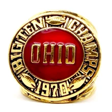 Precio de fábrica 1970 ohio state buckeyes anillo campeonato del mundo de big ten para ventiladores mejor regalo