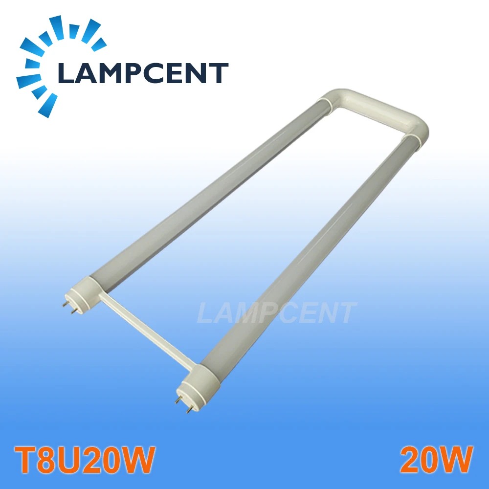 

15-50PCS/Pack T8 LED Tube Light U Bend 2ft 20W G13 Bi-Pin Base U Shaped LED Shop Lights Retrofit fluorescent lamp