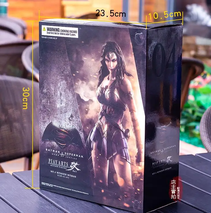 27 см Wonder Woman Justice League Play Arts DC Super Hero ПВХ фигурка модель игрушки