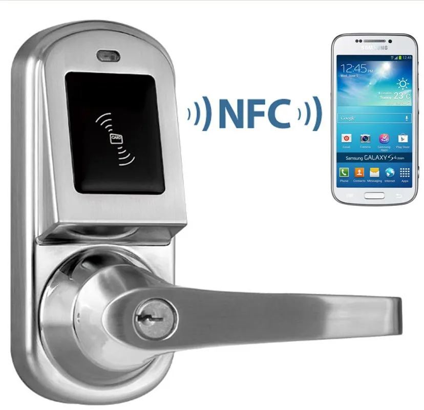 Android smart NFC türschlosslock screen doordoor lock boltlock door
