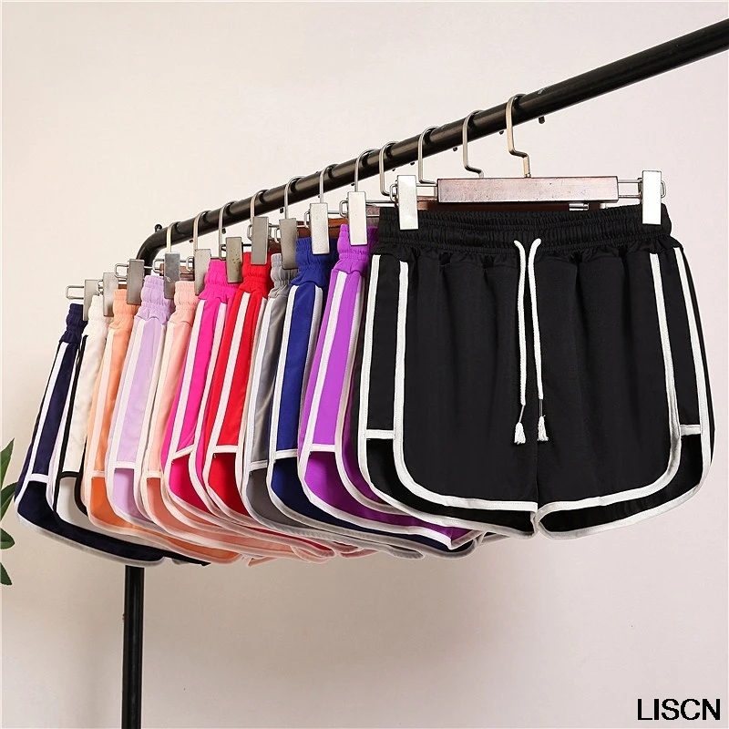 

New Summer Street Fashion Sexy Shorts Women Elastic Waist Short Pants Women All-match Loose Solid Soft Casual Shorts Size S-5XL