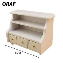 

Dollhouse Cabinet Toilet White Attractive Miniature Cabinet Mini Drawer Dollhouse Accessories 1:12 Miniature Furniture Bathroom