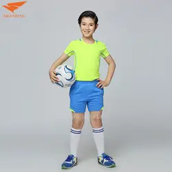 2017 футбольные майки комплект Молодежные Дети Футбол форма Наборы ребенок костюм для футбола Футбол трикотажные мальчики настроены имя