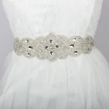 Комплекс ручной работы 32*8,5 см Стразы хрустальные свадебные ремни свадебные аксессуары со стразами для невесты Пояс кушак для вечерних выпускного вечера вечерние