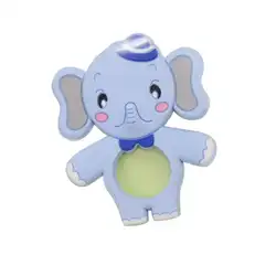 Модные Новорожденные детские силиконовые с героями мультфильмов, животными, слоном Teether прорезывание зубов игрушки шармы
