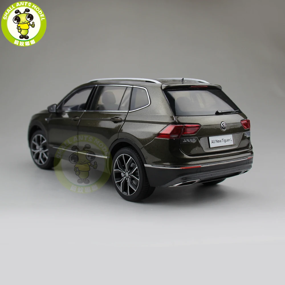 1/18 Ti guan L SUV литая модель металлическая модель автомобиля SUV игрушки для детей подарок коллекция хобби коричневый