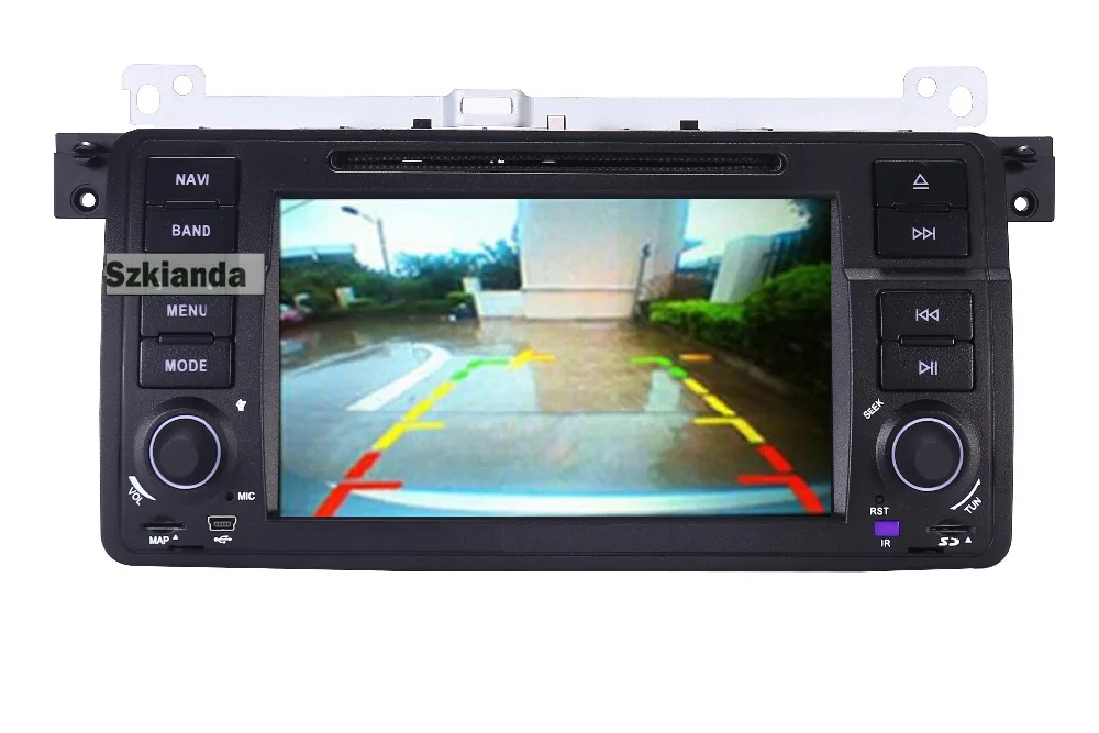 Top HOT ! HD touch screen 1 din 7 inch Android 9.0 car dvd player for BMW E46 M3 With Wifi 3G GPS Bluetooth Radio RDS Steering wheel 2