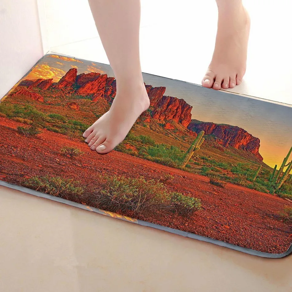 Кактус Стиль Ванная комната Коврики, забавные Нескользящие Для ванной Коврики, Занавески для душа Интимные аксессуары, Коврики Чинг вашей душе Шторы