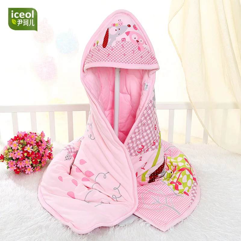 

Autumn Winter Liner Blanket Swaddleme Newborn Sleepsack Sleeping Bag Puppy Cartoon High Quality Baby Infant Swaddle 100*100cm