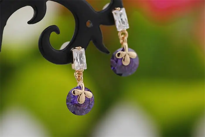 Женские серьги подвески с фианитами желтого и золотого цвета|earring gauges|swing matswing coat |