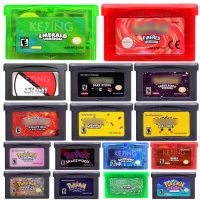 

Pokemoon Series 32 Bit Video Game Cartridge Console Card US Version English
